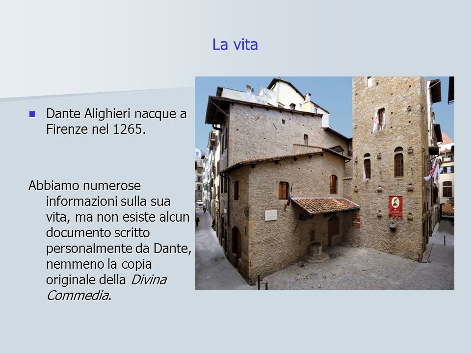 Dante Alighieri. ppt scaricare